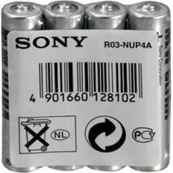 Sony AAA/LR03, Zinc Carbon,...