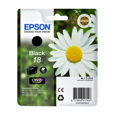 Epson 18 BK Ink cartridge,...