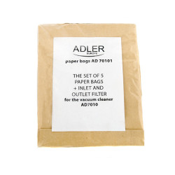 Adler Dust Bag 5 pcs + 2...