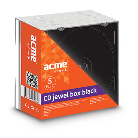 ACME CD Boxes jewel black 5...