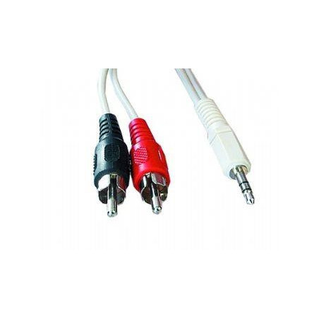CABLE AUDIO 3.5MM-2PHONO...