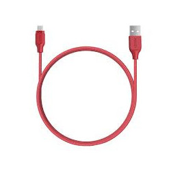 CABLE MICRO-USB 2M RED/RTL...