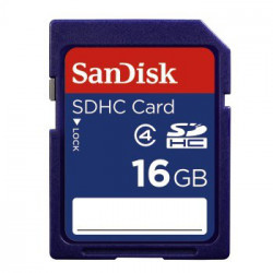 Sandisk SDHC card 16 GB,...