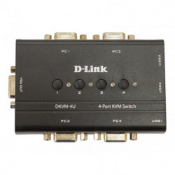 D-LINK DKVM-4U, 4-port KVM...