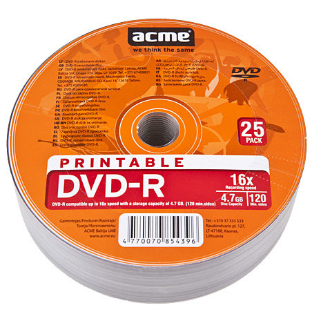 Acme DVD-R Printable 4.7...