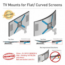Barkan Flat/ Curved TV Wall...