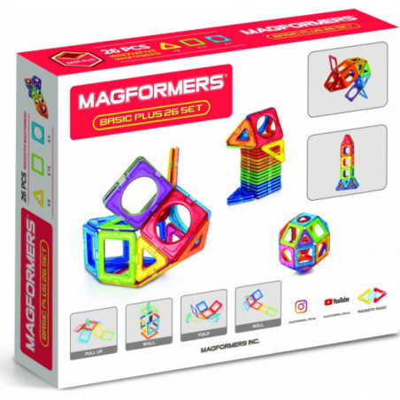 Magformers Basic Plus 26 Set