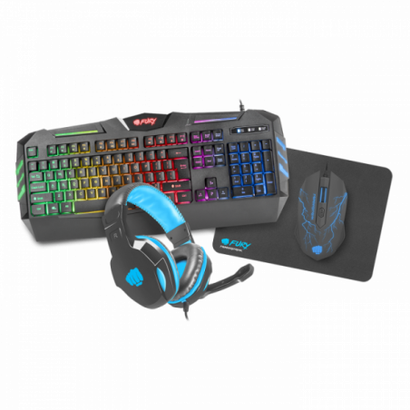 Fury Gaming combo set 4in1,...